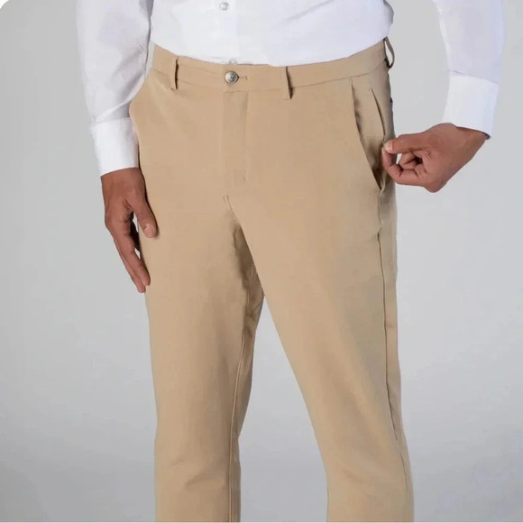 &Collar Range 2.0 Athletic Fit 30x32‎ Khaki New With Tag 3D Stretch - Picture 5 of 12